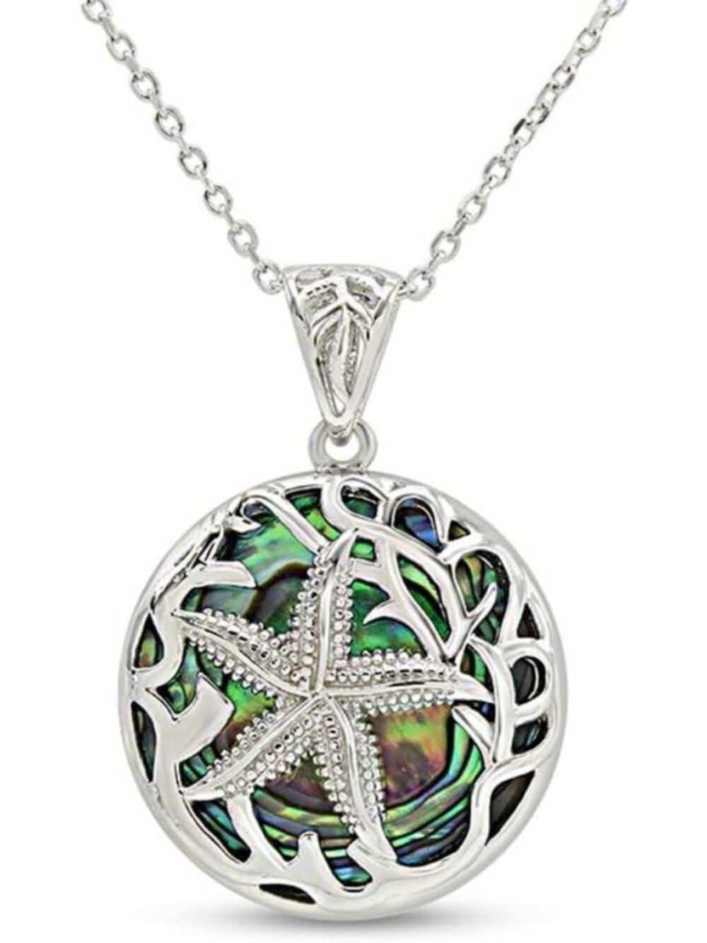 Abalone Shell Animal Charm Pendant Necklace for Women - Unique Boho Jewelry